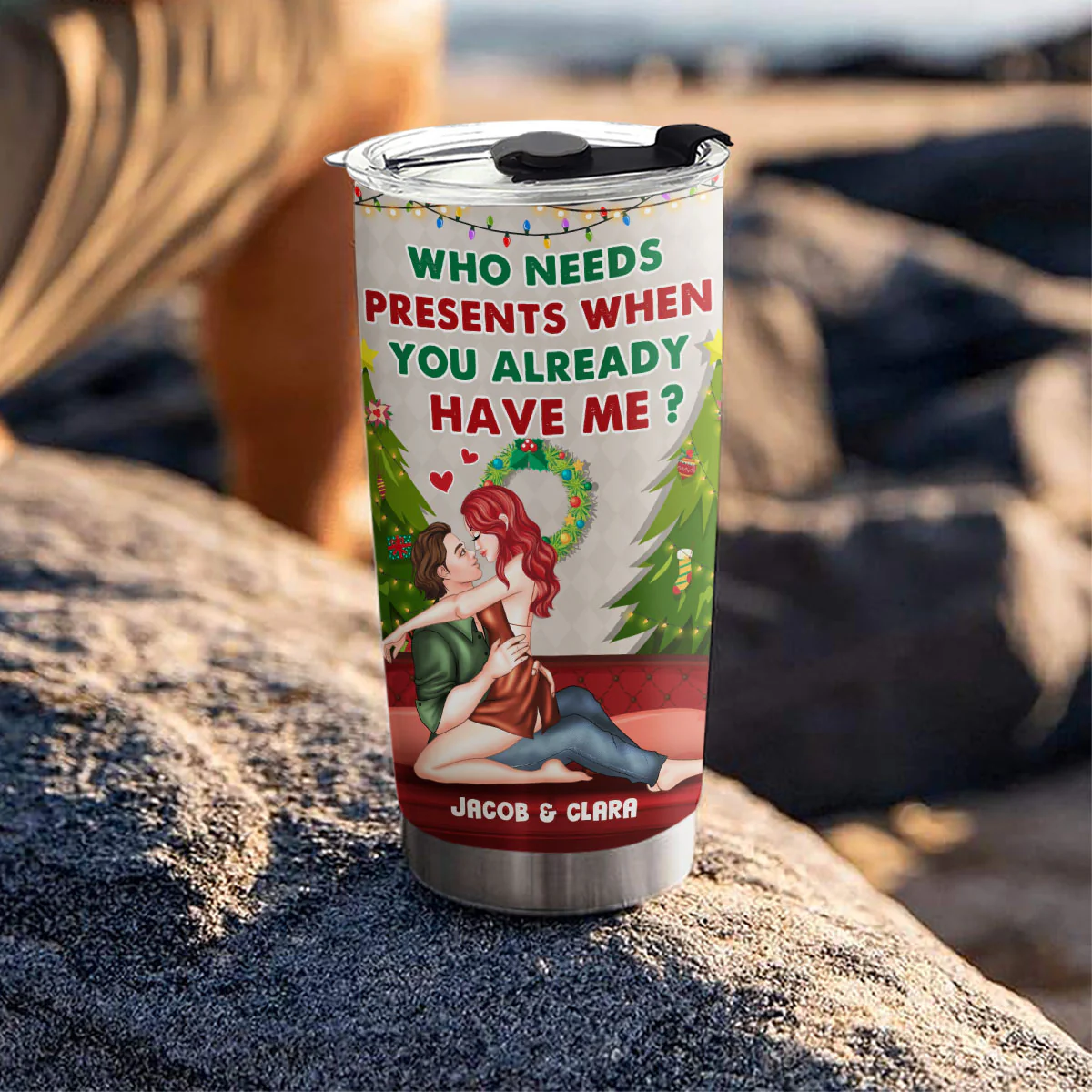 Your Present - Personalized Custom Tumbler - Image 4