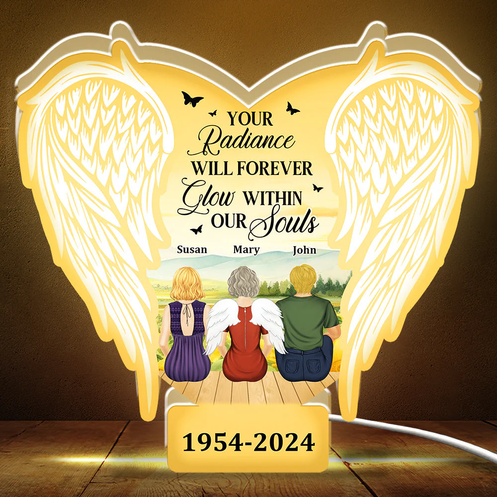 Your Radiance Will Forever Glow - Personalized Light Box - Image 3