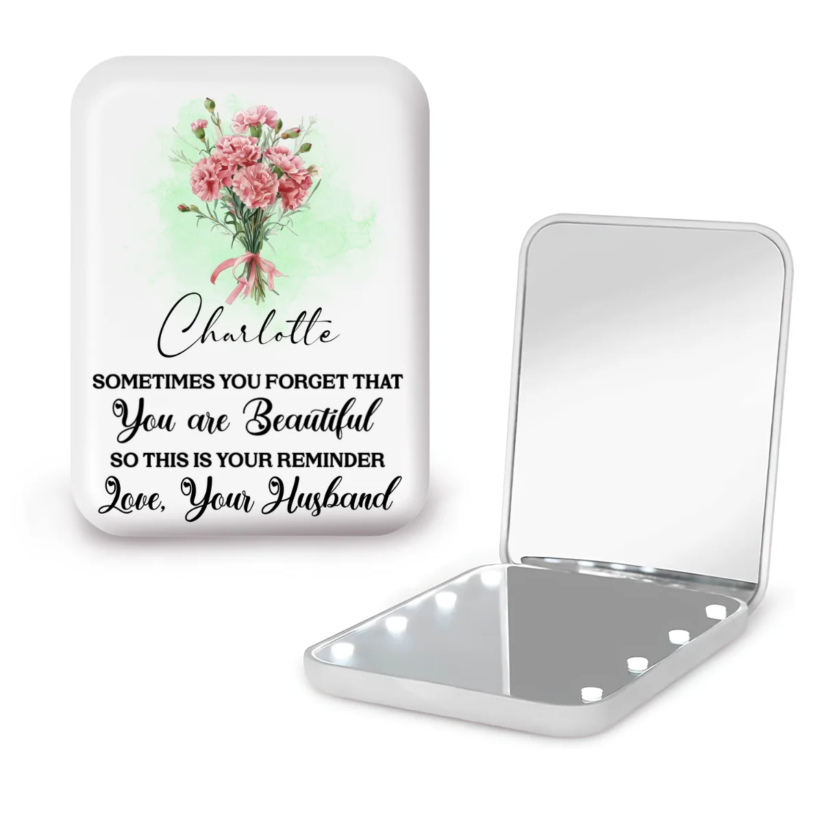 Your Reminder - Personalized Custom LED Pocket Mirror - Image 9