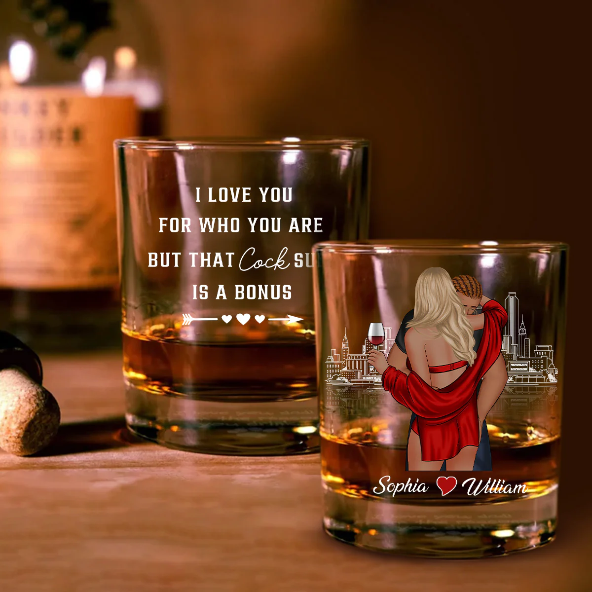 Your Reminder - Personalized Custom Whiskey Glass - Image 6