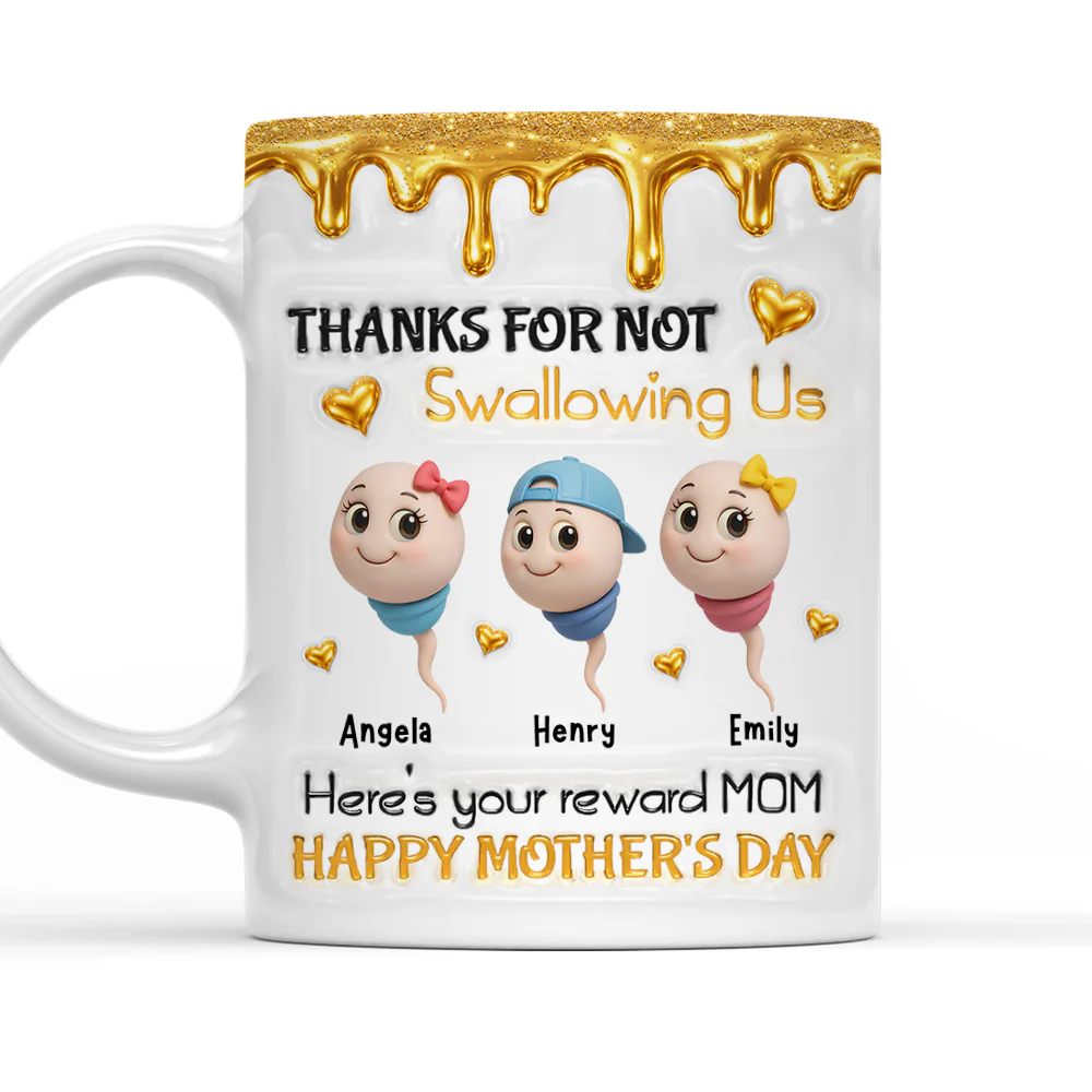 Your Reward Mom - Personalized Custom 3D Inflated Effect Mug