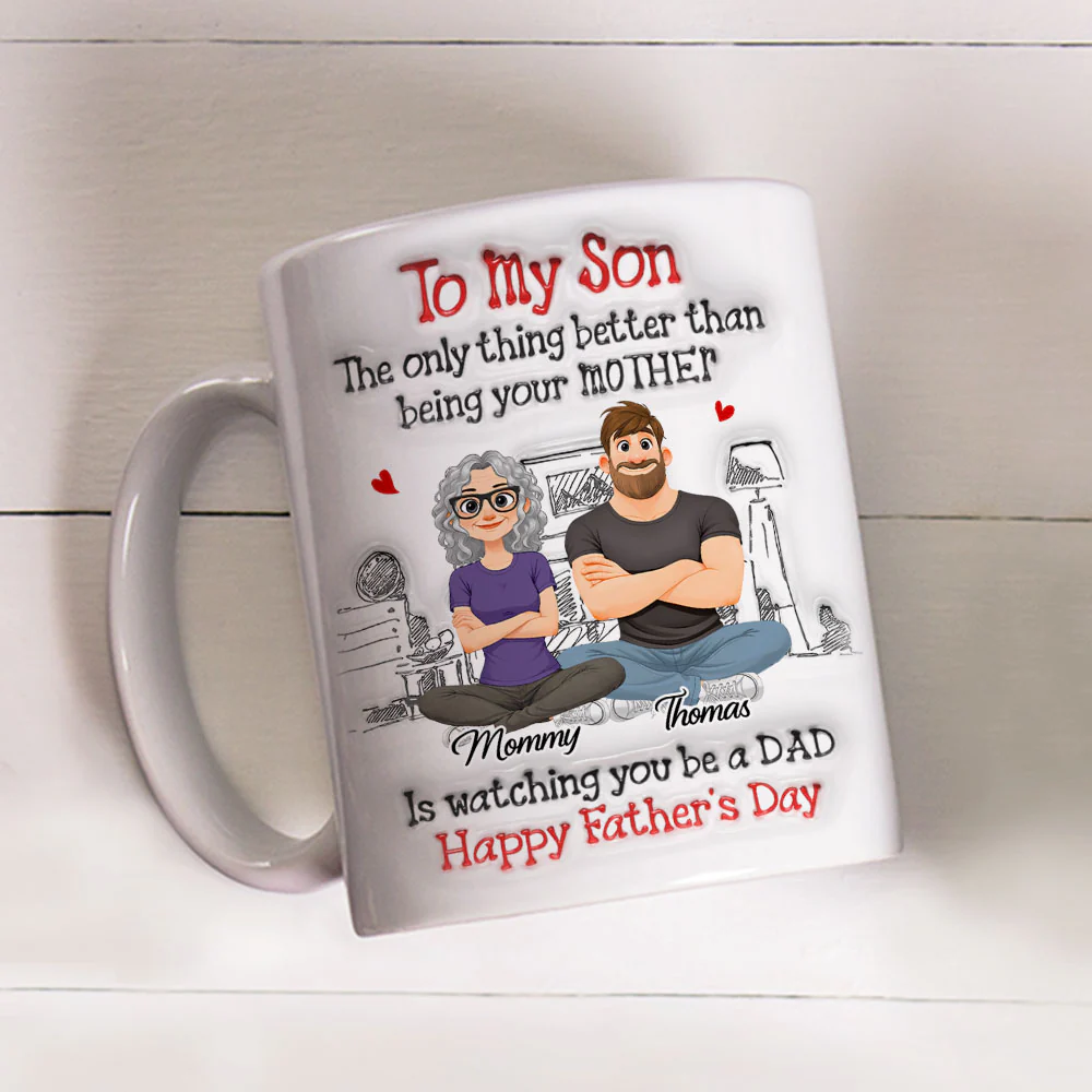 Your Special Day Is Coming - Personalized Custom 3D Inflated Effect Mug - Image 4