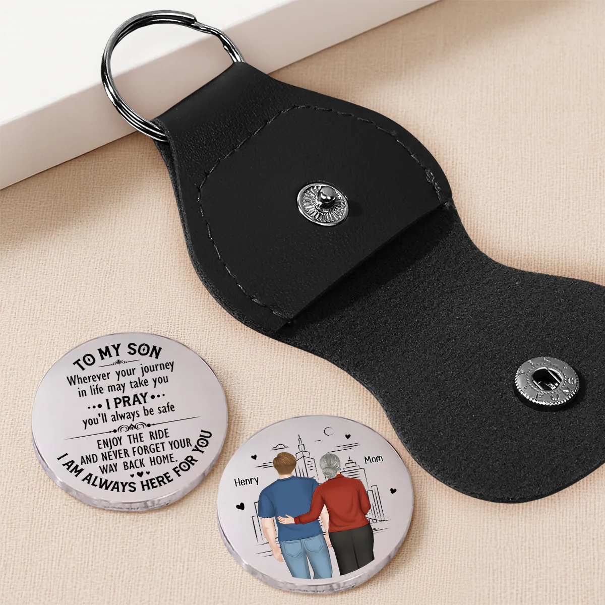 Your Way Back Home - Personalized Custom Pocket Hug - Image 2