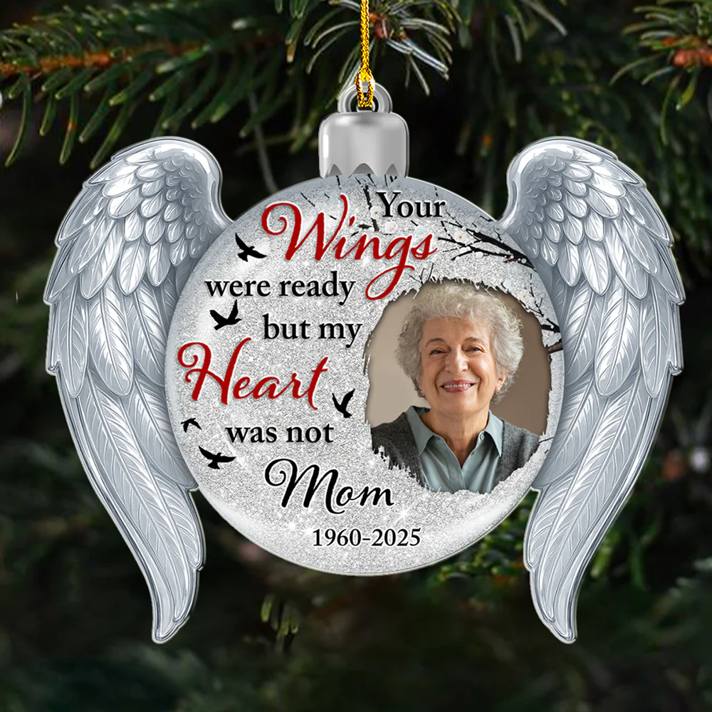 Your Wings - Personalized Custom Acrylic Ornament - Image 2