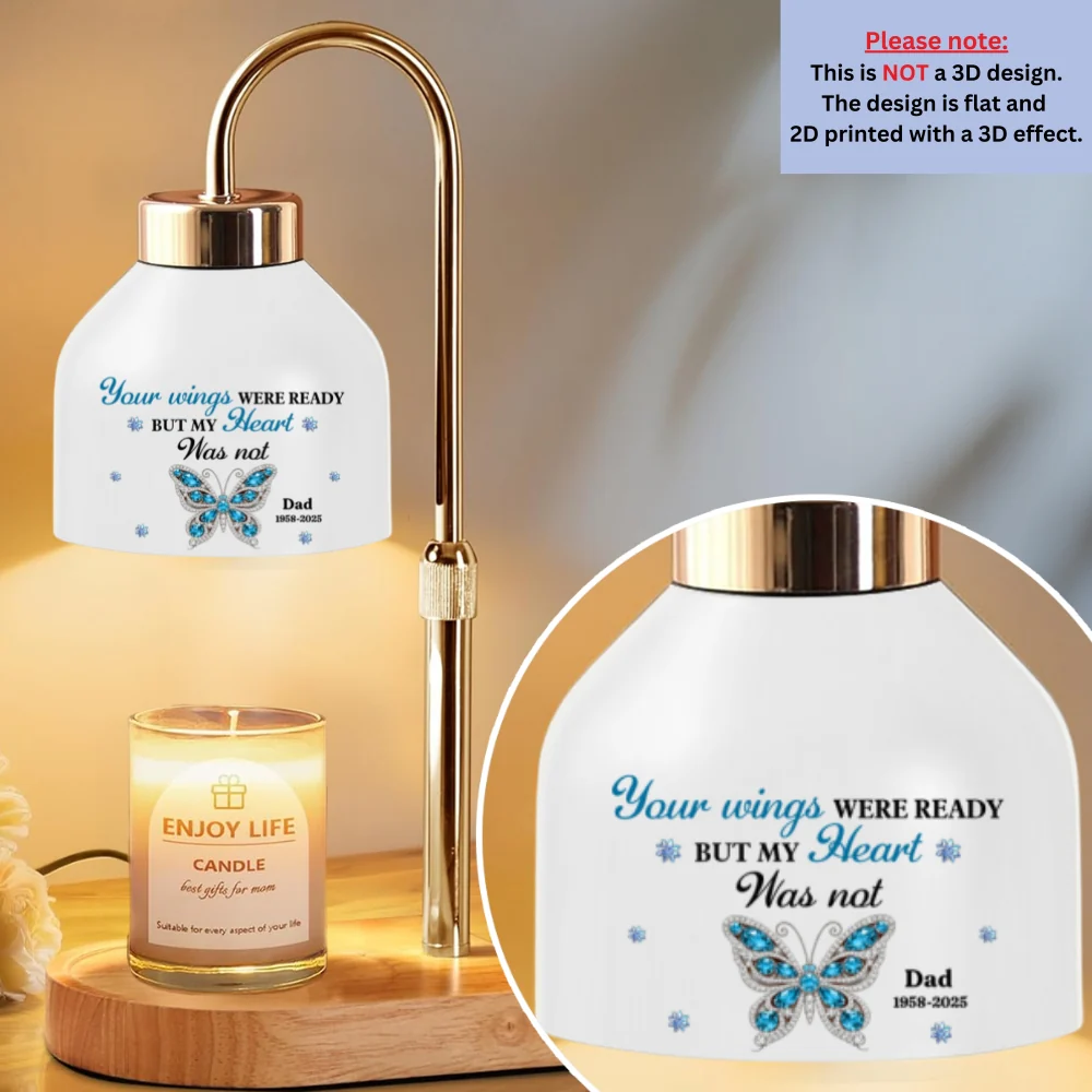 Your Wings - Personalized Custom Candle Warmer Lamp - Image 7