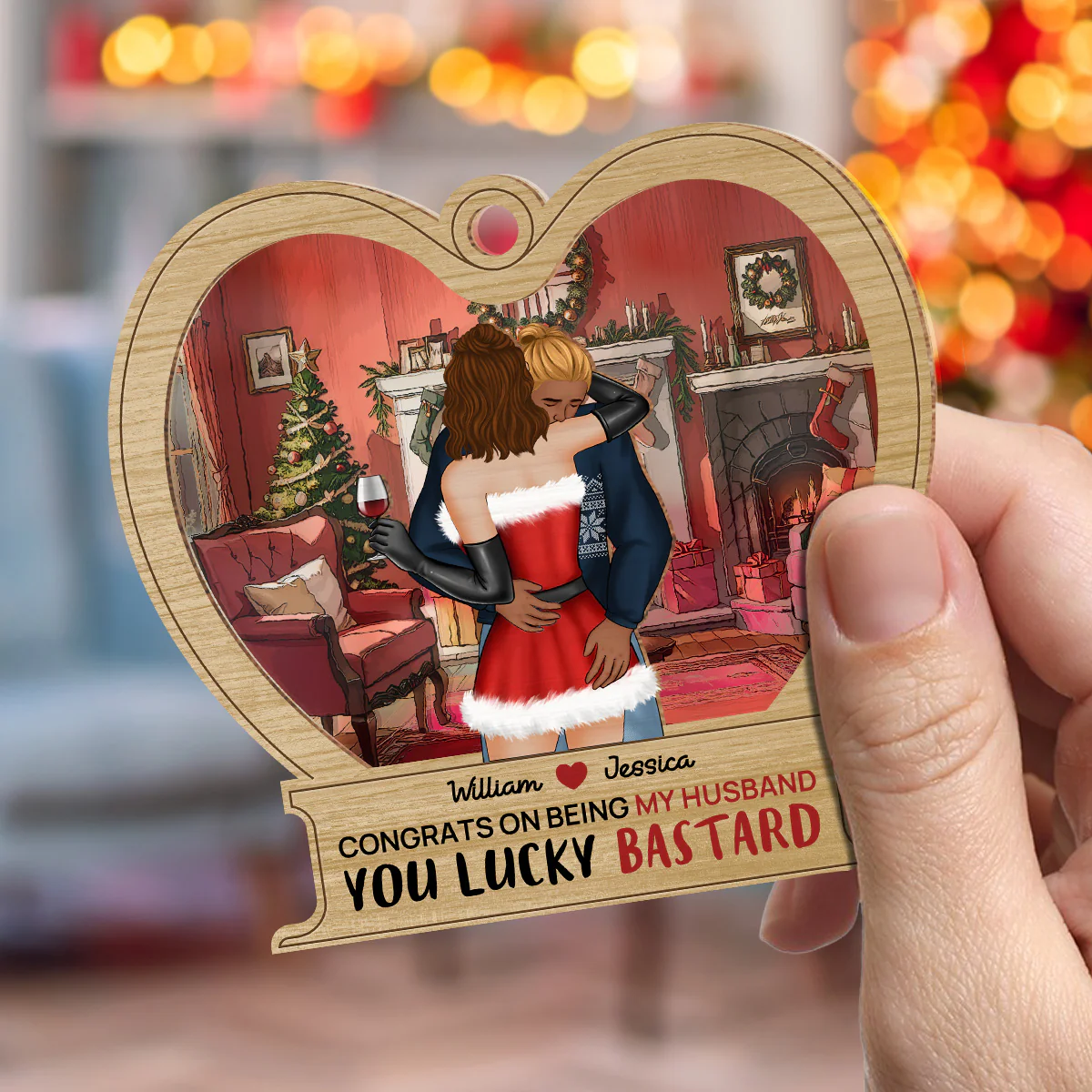 You're The Best Thing - Personalized Custom Suncatcher Ornament - Image 3