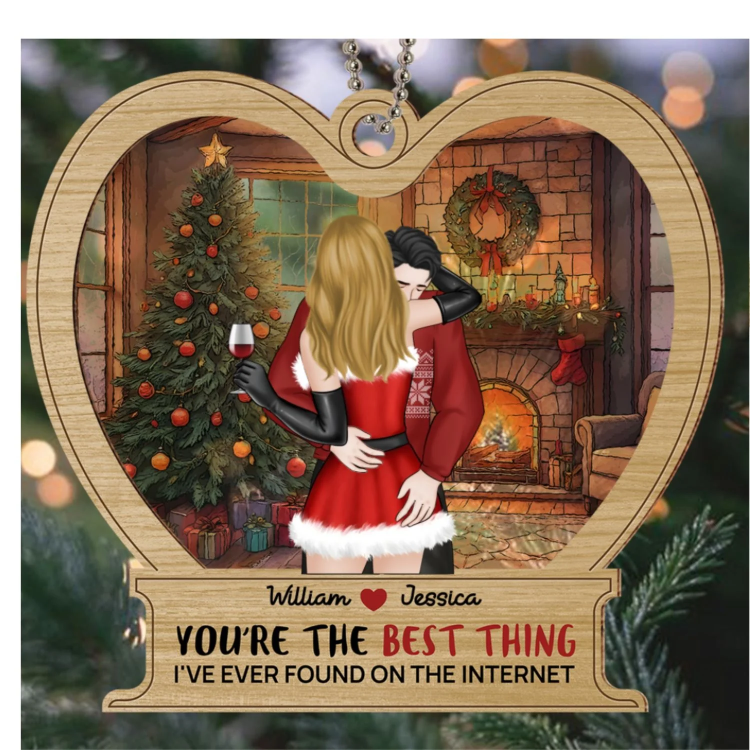 You're The Best Thing - Personalized Custom Suncatcher Ornament - Image 5
