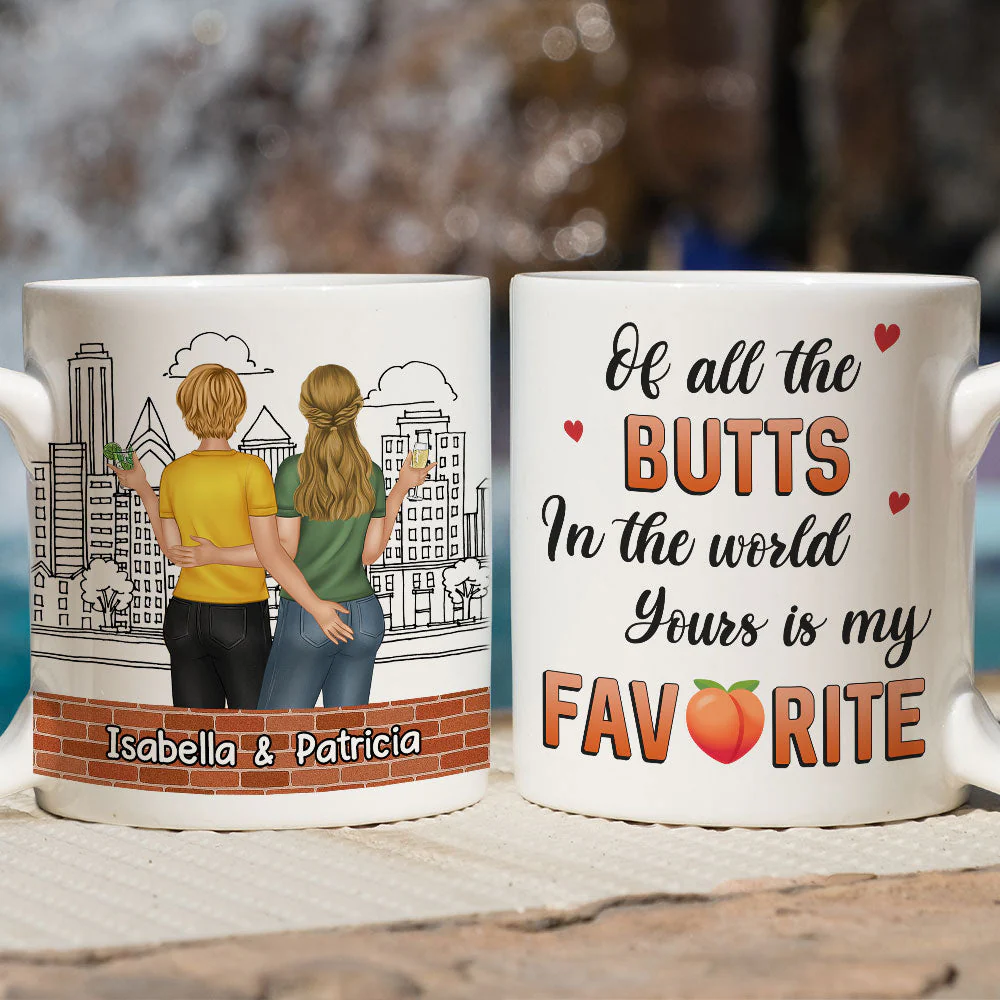 Yours Is My Favorite - Personalized Custom Coffee Mug - Image 3