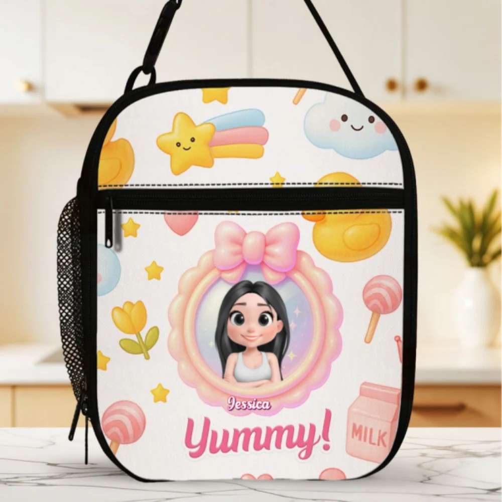 Yummy Lunch - Personalized Custom Insulated Lunch Bag - Image 6